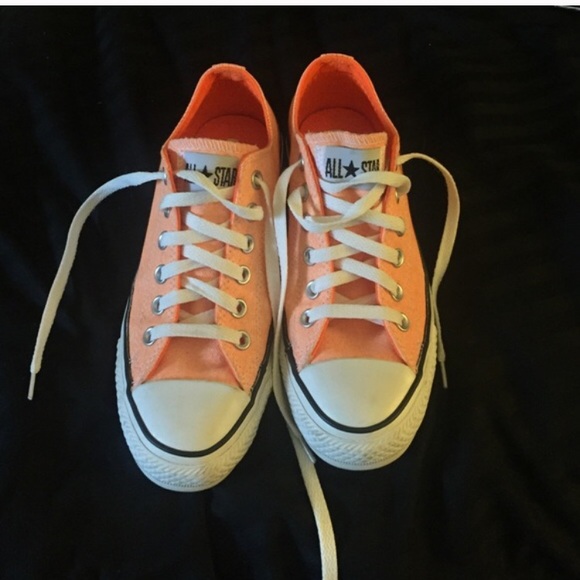 Converse Shoes - Orange converse